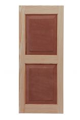 PlacerCraft Southern Yellow Pine Configurable Panel Style Exterior Shutter (2 pack)